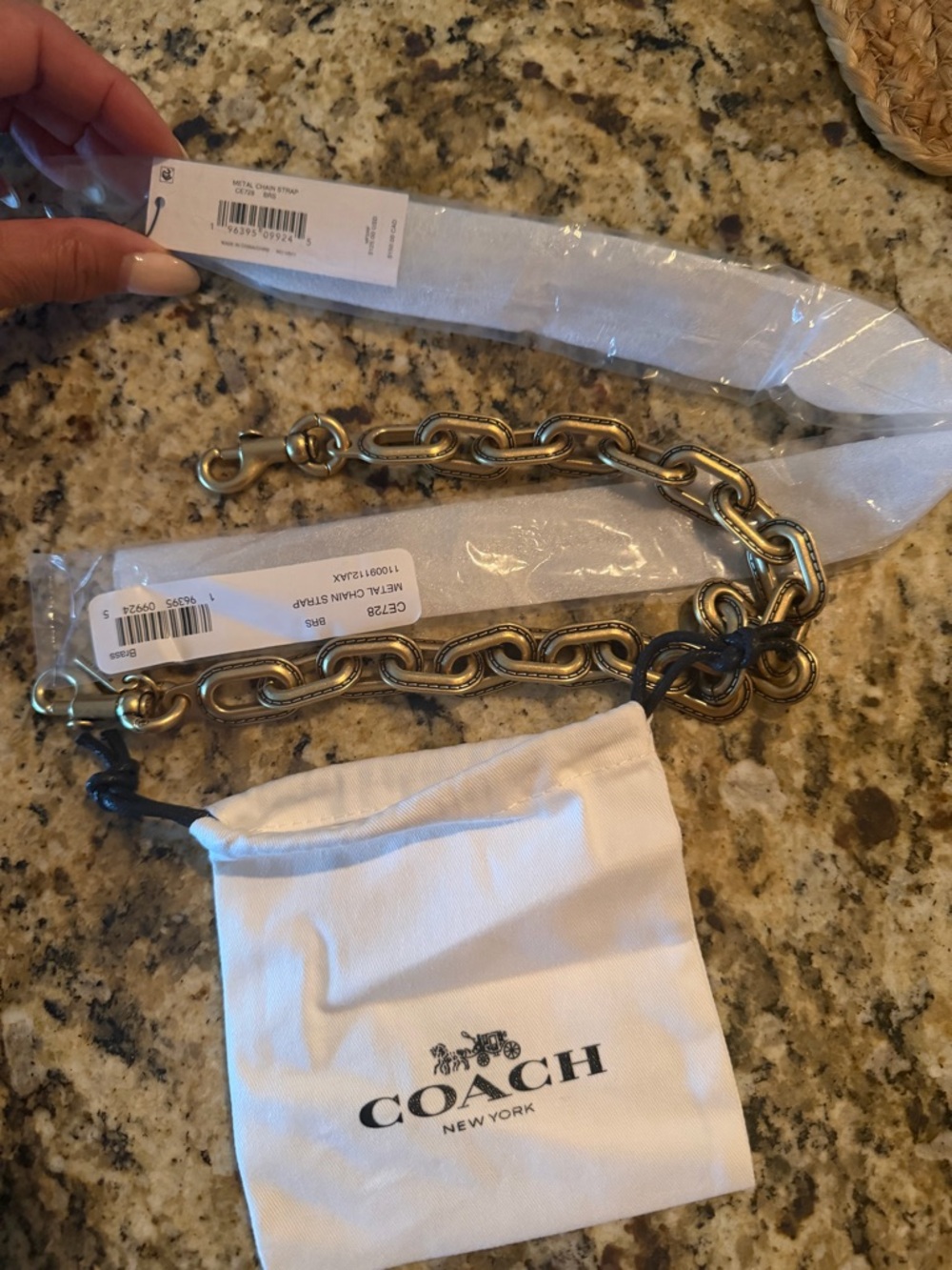 Coach link chain strap - Picture 5 of 5